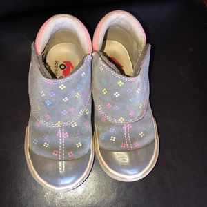 See Kai Run Monroe girls leather sneakers size 10